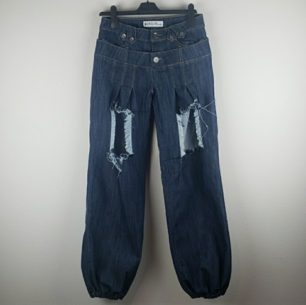 New, Monica's destroyed distressed Jeans jeans size 7